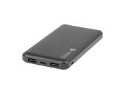 Opakowanie PowerBank NATEC Extreme Media Trevi Slim NPB-1542 (10000mAh; microUSB, USB typ A, USB-C; kolor czarny)