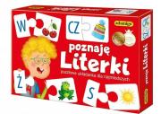 Okładka książki Poznaję literki Gra puzzlowa