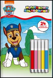 Okładka książki Psi Patrol. Numerkowe kolorowanki