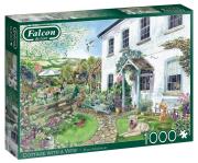 Opakowanie Puzzle 1000 Falcon Dom z ogrodem G3
