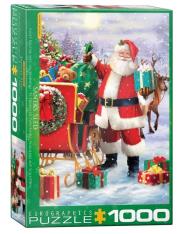 Opakowanie Puzzle 1000 Święty Mikołaj