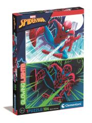 Opakowanie Puzzle 104 Glowing Spiderman