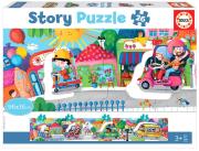 Opakowanie Puzzle 26 Miejskie pojazdy (panorama) G3