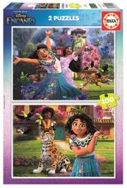 Opakowanie Puzzle 2x100 Nasze magiczne Encanto - Disney G3