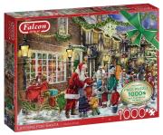 Opakowanie Puzzle 2x1000 Falcon Christmas Listy do Mikołaja