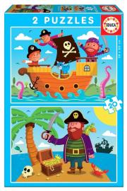 Opakowanie Puzzle 2x20 Piraci G3