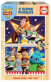 Opakowanie Puzzle 2x25 Toy Story 4 (drewniane) G3