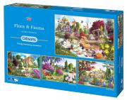 Opakowanie Puzzle 4x500 Flora&Fauna G3