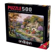 Opakowanie Puzzle 500 Chatka z pięknym ogrodem