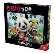 Opakowanie Puzzle 500 ZOO Selfie