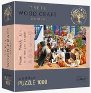 Opakowanie Puzzle drewniane 1000 Psia przyjaźń TREFL