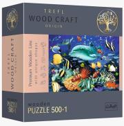 Puzzle drewniane 500+1 Morskie życie TREFL. Wydawca: Trefl. Dadada.pl Opakowanie Puzzle drewniane 500+1 Morskie życie TREFL