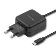 Opakowanie QOLTEC ŁADOWARKA SIECIOWA MICRO USB, 5V, 2.4A, 12W, CZARNA