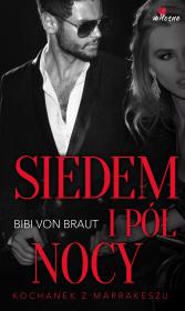 Siedem i pół nocy br. Autor: Bibi von Braut. Dadada.pl Okładka książki Siedem i pół nocy br