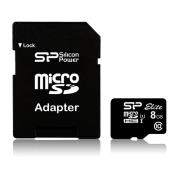 Opakowanie Silicon Power microSDHC Elite 8GB CL10 UHS-1 (U1)