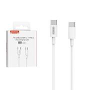 Opakowanie SOMOSTEL KABEL USB TYP-C DO TYP-C 5A 18W BIAŁY 5000MAH POWER DELIVERY 1.2M SMSBT10