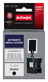 System uzupełnień Activejet ARS-305Bk (zamiennik HP301, HP302, HP303, HP304, HP304 ; 3 x 6 ml; czarny). Wydawca: Activejet. Dadada.pl Opakowanie System uzupełnień Activejet ARS-305Bk (zamiennik HP301, HP302, HP303, HP304, HP304 ; 3 x 6 ml; czarny)