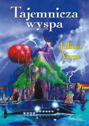 Tajemnicza wyspa. Autor: Juliusz Verne. Dadada.pl Okładka książki Tajemnicza wyspa