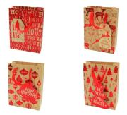 Opakowanie Torba prezentowa świąteczna 23,5x17,5x8 mix