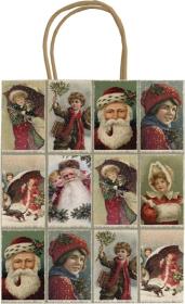 Opakowanie Torebka ozdobna A5 STBAG102 Mikołaje Święta