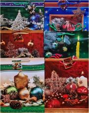 Opakowanie Torebka ozdobna Boże Narodzenie PL-6 śred Stroiki