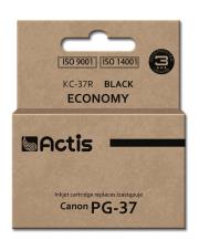 Opakowanie Tusz ACTIS KC-37R (zamiennik Canon PG-37; Standard; 12 ml; czarny)