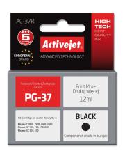 Tusz Activejet AC-37R (zamiennik Canon PG-37; Premium; 12 ml; czarny). Wydawca: Activejet. Dadada.pl Opakowanie Tusz Activejet AC-37R (zamiennik Canon PG-37; Premium; 12 ml; czarny)