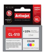 Tusz Activejet AC-513R (zamiennik Canon CL-513; Premium; 15 ml; kolor). Wydawca: Activejet. Dadada.pl Opakowanie Tusz Activejet AC-513R (zamiennik Canon CL-513; Premium; 15 ml; kolor)