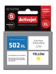 Tusz Activejet AE-502YNX (zamiennik Epson 502XL W44010; Supreme; 12 ml; żółty). Wydawca: Activejet. Dadada.pl Opakowanie Tusz Activejet AE-502YNX (zamiennik Epson 502XL W44010; Supreme; 12 ml; żółty)