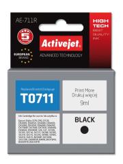 Tusz Activejet AE-711R (zamiennik Epson T0711, T0891, T1001; Premium; 9 ml; czarny). Wydawca: Activejet. Dadada.pl Opakowanie Tusz Activejet AE-711R (zamiennik Epson T0711, T0891, T1001; Premium; 9 ml; czarny)