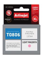 Tusz Activejet AE-806N (zamiennik Epson T0806; Supreme; 13.5 ml; jasny czerwony). Wydawca: Activejet. Dadada.pl Opakowanie Tusz Activejet AE-806N (zamiennik Epson T0806; Supreme; 13.5 ml; jasny czerwony)