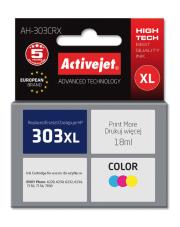 Tusz Activejet AH-303CRX (zamiennik HP 303XL T6N03AE; Premium; 18ml; kolor). Wydawca: Activejet. Dadada.pl Opakowanie Tusz Activejet AH-303CRX (zamiennik HP 303XL T6N03AE; Premium; 18ml; kolor)