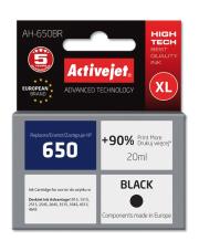Tusz Activejet AH-650BR (zamiennik HP 650 CZ101AE; Premium; 20 ml; czarny). Wydawca: Activejet. Dadada.pl Opakowanie Tusz Activejet AH-650BR (zamiennik HP 650 CZ101AE; Premium; 20 ml; czarny)