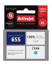 Tusz Activejet AH-655CR (zamiennik HP 655 CZ110AE; Premium; 12 ml; niebieski). Wydawca: Activejet. Dadada.pl Opakowanie Tusz Activejet AH-655CR (zamiennik HP 655 CZ110AE; Premium; 12 ml; niebieski)