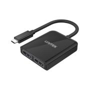 Opakowanie UNITEK ADAPTER USB-C 2X PORT DP 1.4 8K 60HZ, V1407