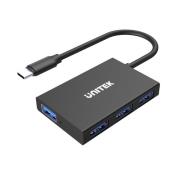 UNITEK HUB USB-C 10GBPS, 4X USB-A, H1301A. Wydawca: Unitek. Dadada.pl Opakowanie UNITEK HUB USB-C 10GBPS, 4X USB-A, H1301A