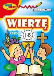 Okładka książki Wierzę - kolorowanka