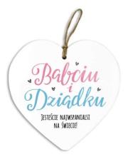 Opakowanie Zawieszka Serce 25-Babcia i Dziadek
