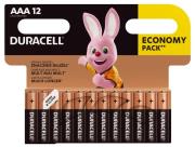 Opakowanie Zestaw baterii alkaliczne Duracell (x 12)