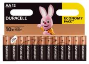 Opakowanie Zestaw baterii alkaliczne Duracell (x 12)