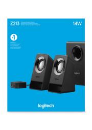 Opakowanie Zestaw głośników Logitech 980-000942 (2.1; kolor czarny)
