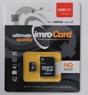 Opakowanie Zestaw kart pamięci IMRO 10/128G UHS-I ADP (128GB; Class U1; + adapter)