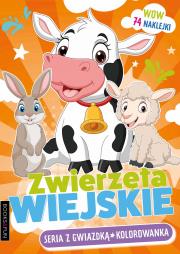 Zwierzęta Wiejskie Seria z gwiazdką Kolorowanki. Autor: Opracowanie zbiorowe. Dadada.pl Okładka książki Zwierzęta Wiejskie Seria z gwiazdką Kolorowanki