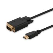 Opakowanie Adapter SAVIO CL-103 (HDMI M - D-Sub (VGA) M; 1,8m; kolor czarny)
