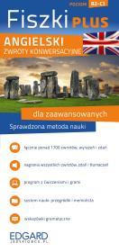 Angielski Fiszki PLUS Zwroty konwersacyjne. Autor: Kołakowski Marcin, Pytlińska Zuzanna. Dadada.pl Okładka książki Angielski Fiszki PLUS Zwroty konwersacyjne