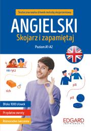 Angielski. Skojarz i zapamiętaj. Autor: JOANNA BRODZIAK, Marcin Frankiewicz. Dadada.pl Okładka książki Angielski. Skojarz i zapamiętaj
