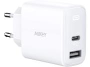 Okładka książki AUEKY PA-F3S ŁADOWARKA SIECIOWA 32W 2XUSB-C PD 3.0