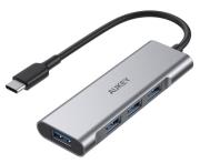 Opakowanie AUKEY CB-C94 HUB USB-C SLIM ALUMINIUM 4XUSB 3.0