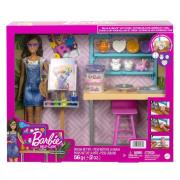 Barbie. Pracownia artystyczna. Wydawca: Mattel. Dadada.pl Opakowanie Barbie. Pracownia artystyczna