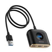 Okładka książki BASEUS HUB ADAPTER 4W1 USB 3.0/USB 3.0+3XUSB 2.0 C